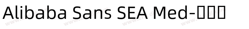 Alibaba Sans SEA Med字体转换